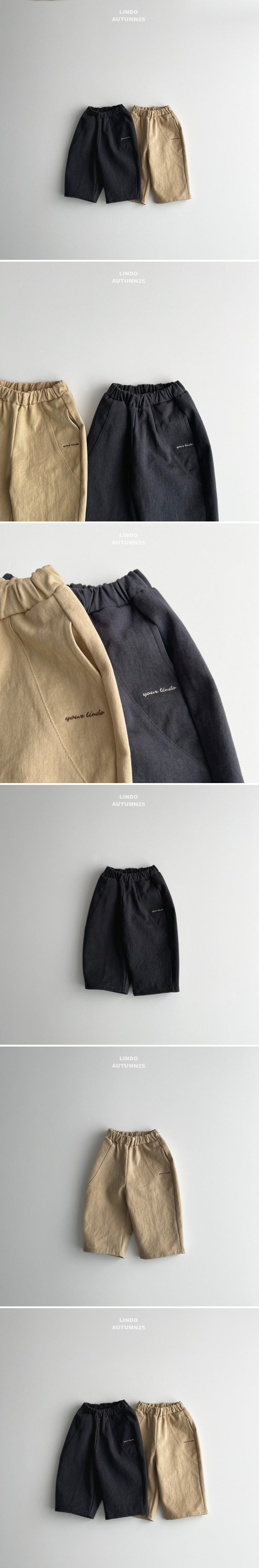 Lindo - Korean Baby Fashion - #babyoninstagram - Heart Seam Pants - 2