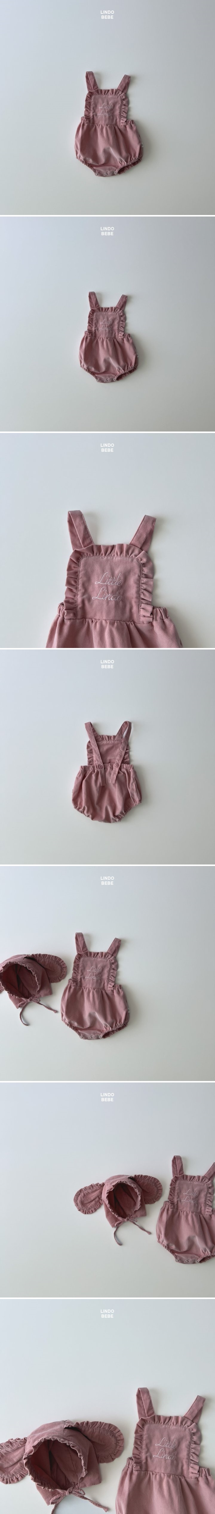 Lindo - Korean Baby Fashion - #babyootd - Bebe Embroidered Overall Bloomers