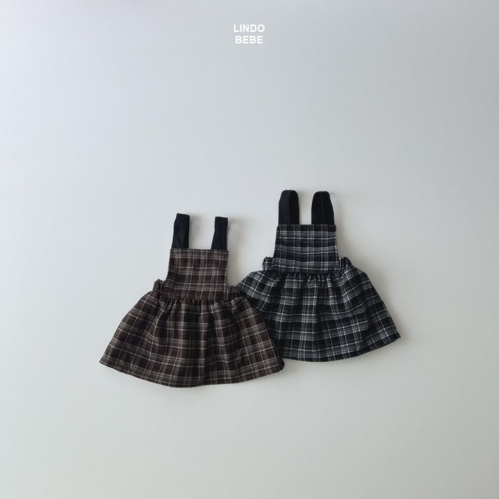 Lindo - Korean Baby Fashion - #babyootd - Bebe Caramel Overall One-piece