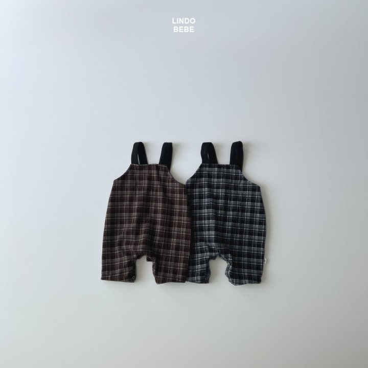 Lindo - Korean Baby Fashion - #babywear - Bebe London Check Bodysuit