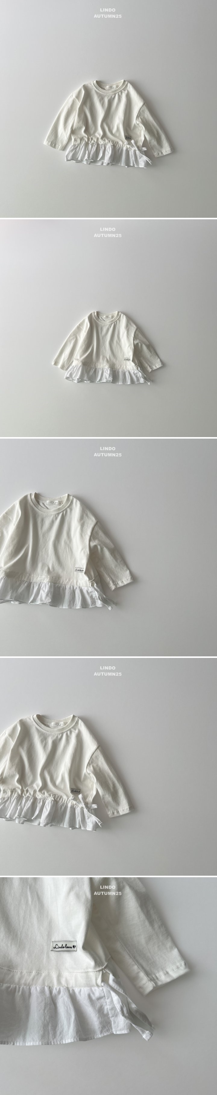 Lindo - Korean Baby Fashion - #babywear - Sugar Frill Tee - 2