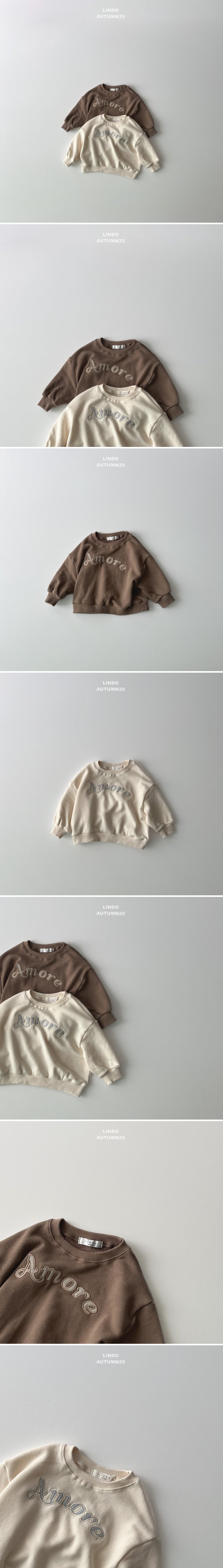 Lindo - Korean Baby Fashion - #onlinebabyshop - Amore Sweatshirt - 2