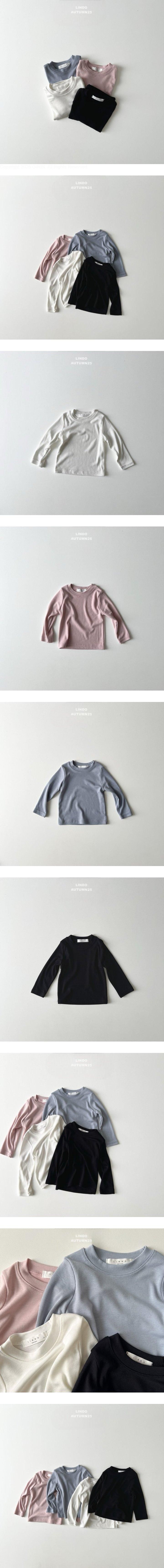 Lindo - Korean Children Fashion - #childofig - Cotton Basic Tee