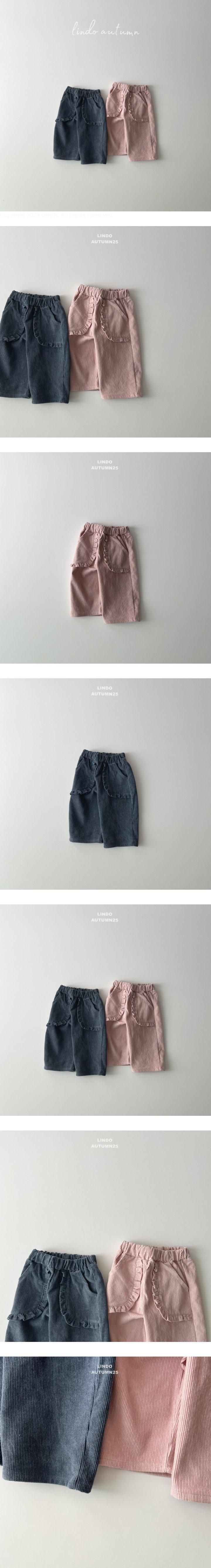 Lindo - Korean Children Fashion - #discoveringself - Frill Pocket Pants
