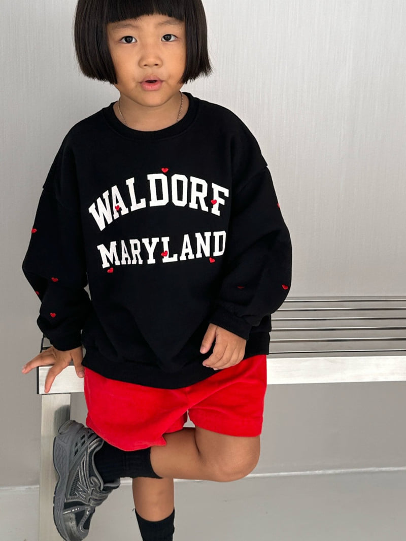 Little Normal - Korean Children Fashion - #Kfashion4kids - Heart Embroidery Sweatshirt - 3