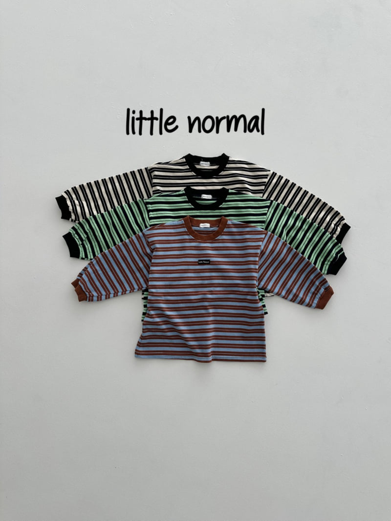 Little Normal - Korean Children Fashion - #Kfashion4kids - Color Stripe Tee