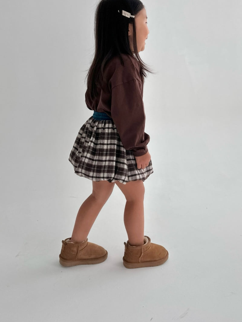 Little Normal - Korean Children Fashion - #Kfashion4kids - Check Pumpkin Skirt - 11