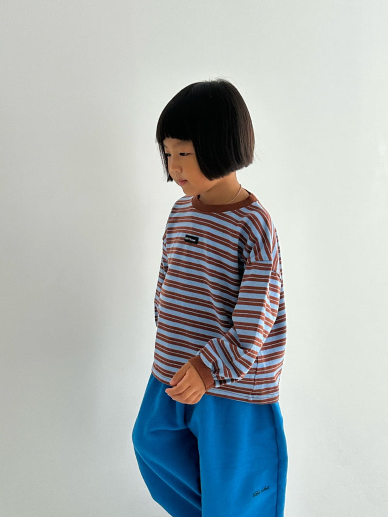 Little Normal - Korean Children Fashion - #childofig - Color Stripe Tee - 9