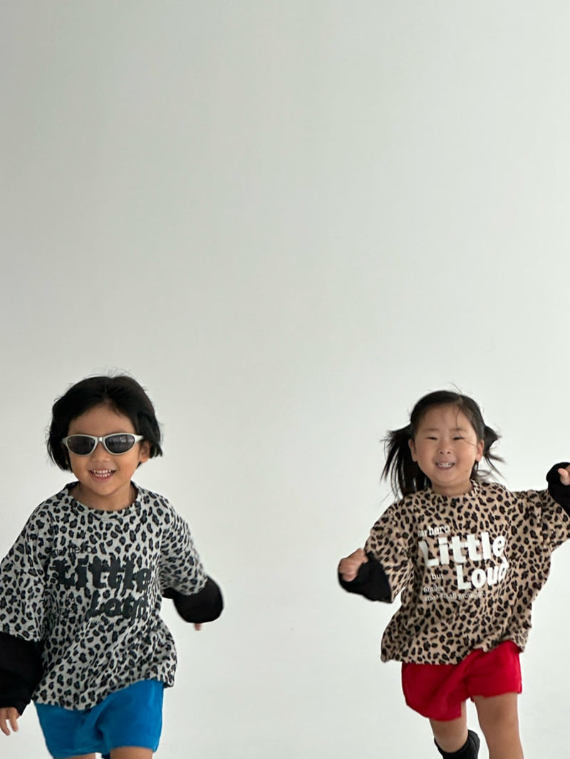 Little Normal - Korean Children Fashion - #childrensboutique - Leopard Layered Tee - 6