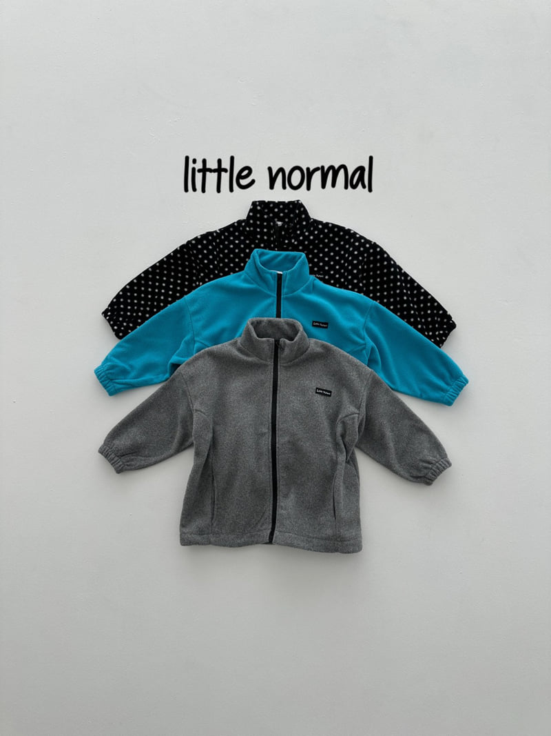 Little Normal - Korean Children Fashion - #designkidswear - Fleece Zip-Up