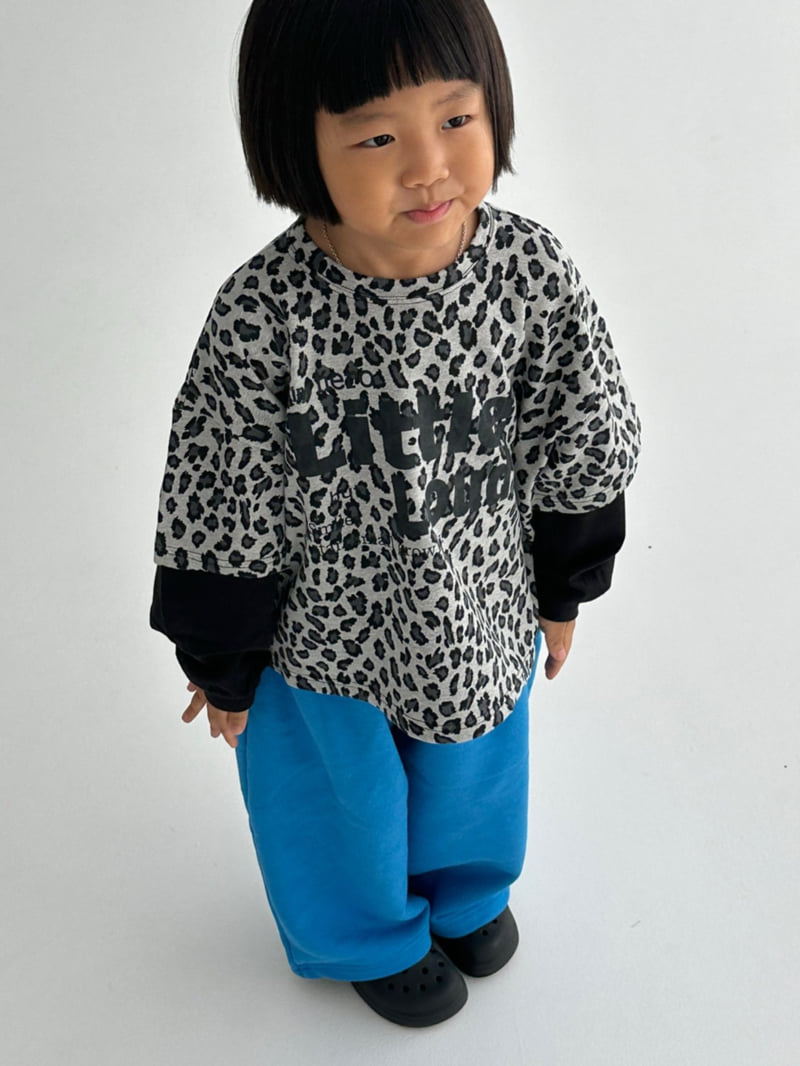 Little Normal - Korean Children Fashion - #fashionkids - Leopard Layered Tee - 9