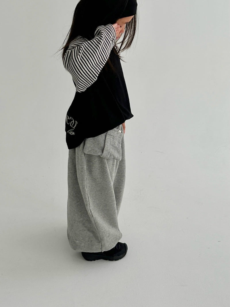 Little Normal - Korean Children Fashion - #fashionkids - Belt Pocket Pants - 3