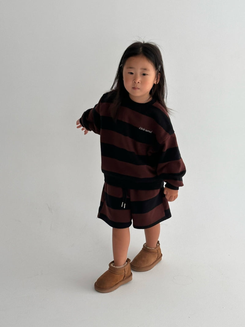 Little Normal - Korean Children Fashion - #kidsshorts - Denkkang Sweatshirt - 11
