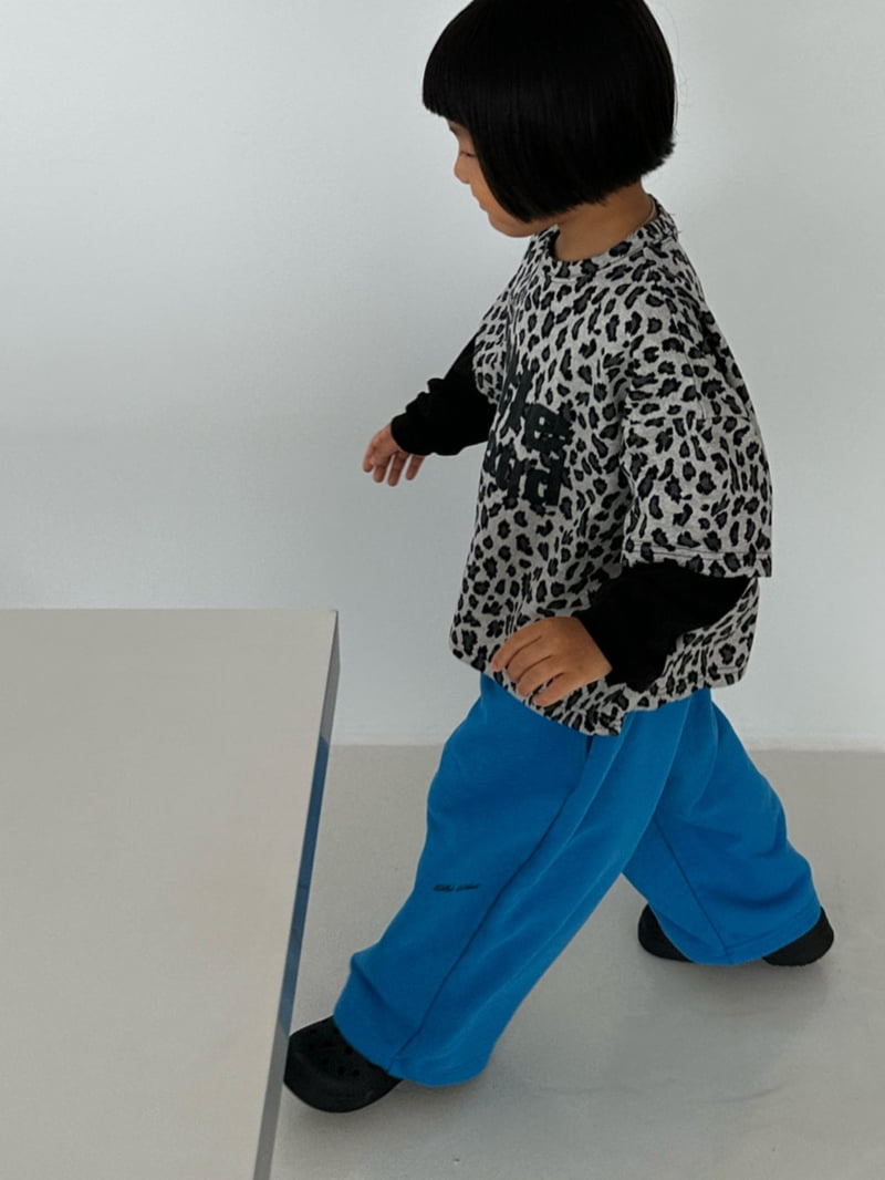 Little Normal - Korean Children Fashion - #kidsshorts - Leopard Layered Tee - 10