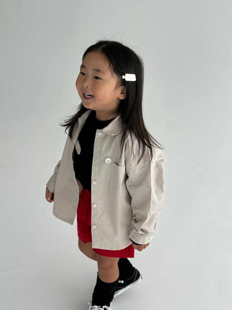 Little Normal - Korean Children Fashion - #kidsshorts - Coated Shirt - 5