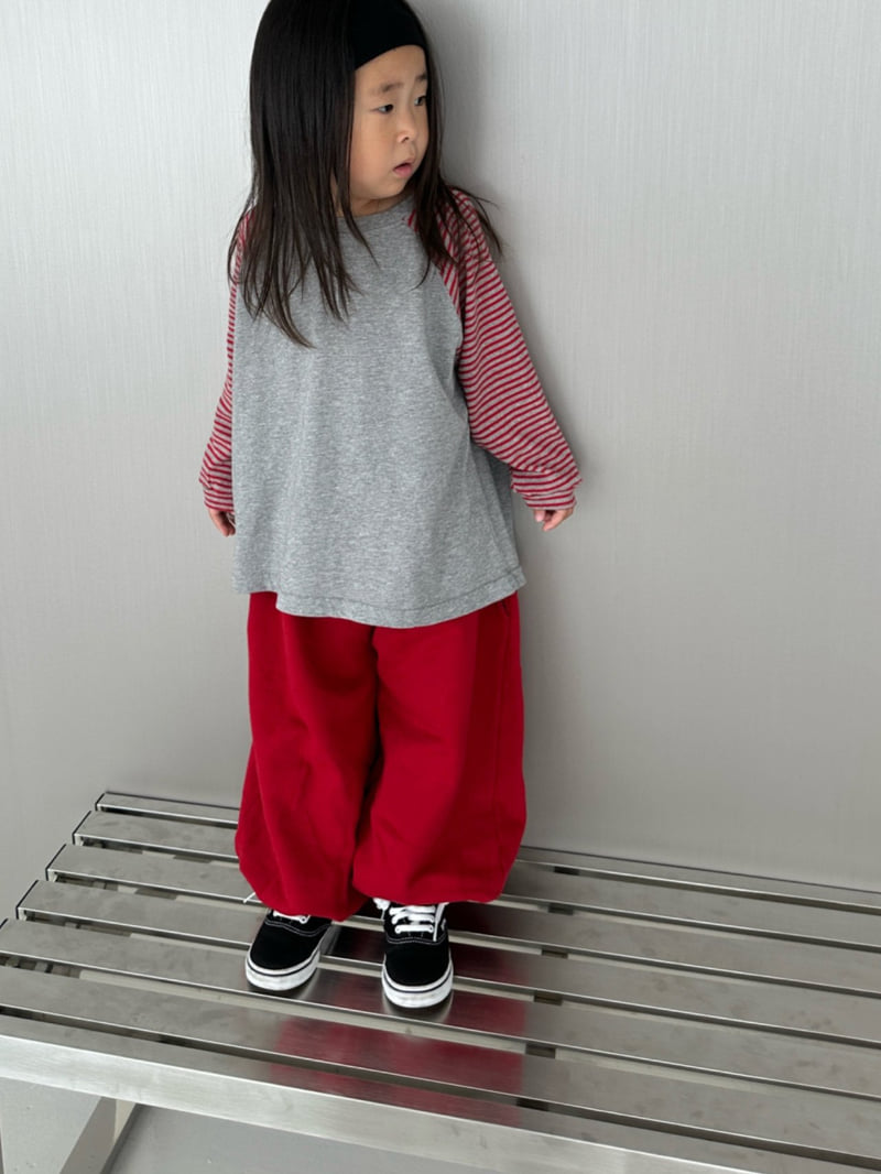 Little Normal - Korean Children Fashion - #kidsshorts - Deer Raglan Tee - 4