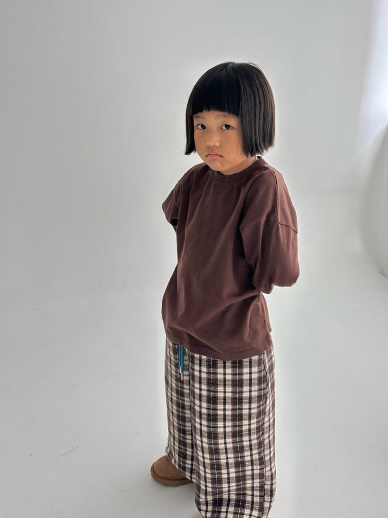 Little Normal - Korean Children Fashion - #littlefashionista - Check Pumpkin Skirt - 12