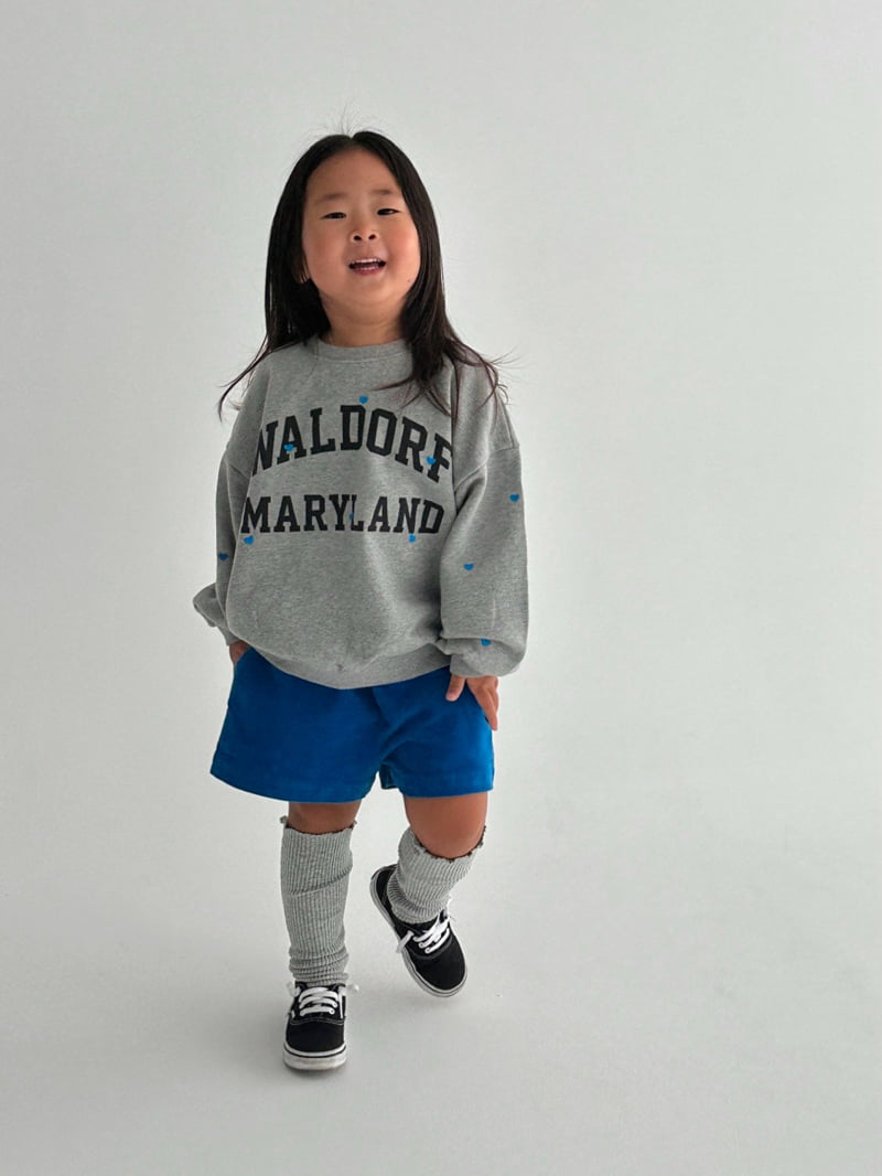 Little Normal - Korean Children Fashion - #minifashionista - Heart Embroidery Sweatshirt - 6