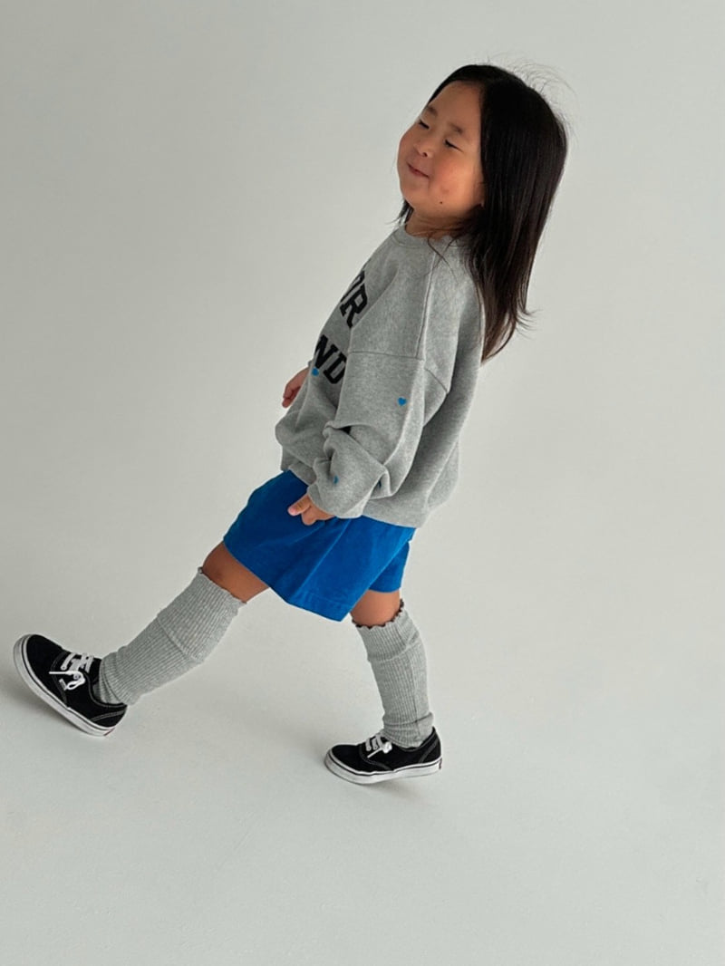 Little Normal - Korean Children Fashion - #prettylittlegirls - Heart Embroidery Sweatshirt - 7