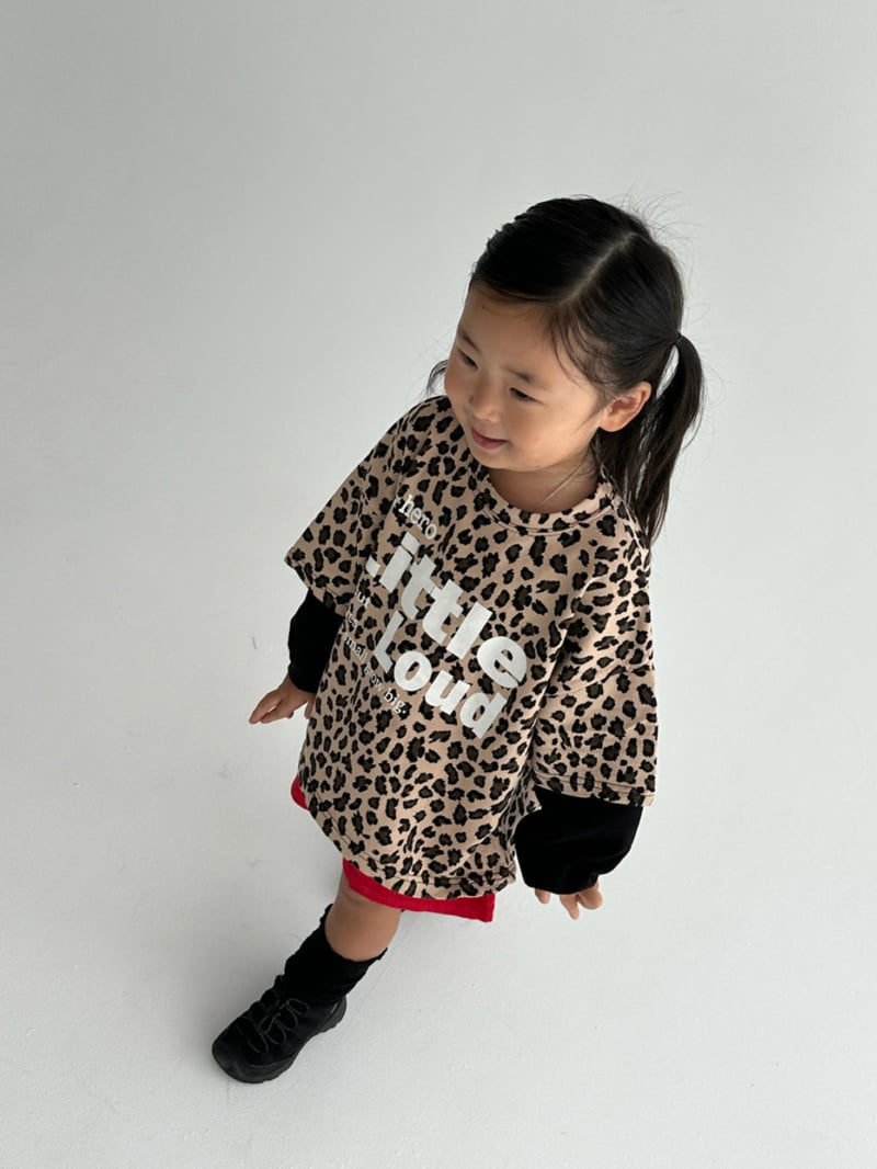 Little Normal - Korean Children Fashion - #toddlerclothing - Leopard Layered Tee - 4