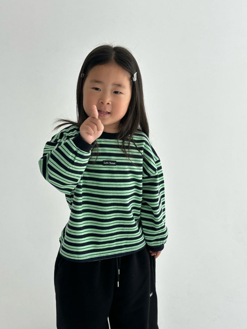 Little Normal - Korean Children Fashion - #todddlerfashion - Color Stripe Tee - 6