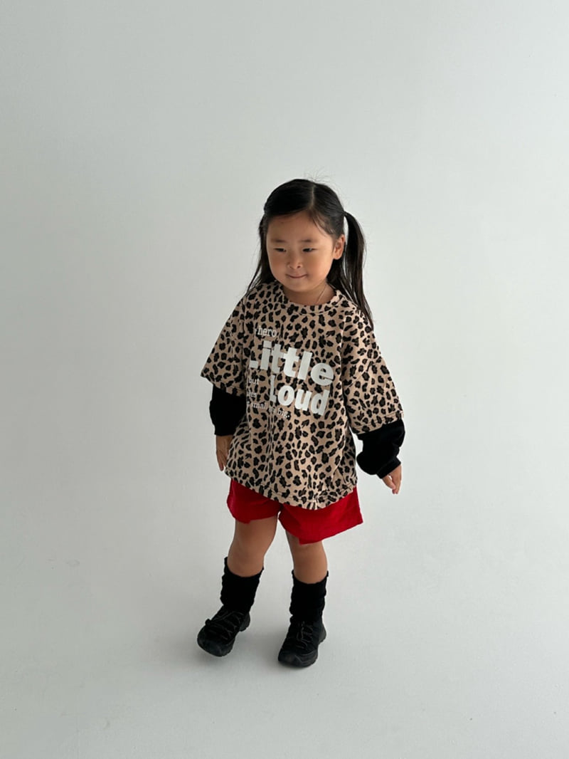 Little Normal - Korean Children Fashion - #toddlerclothing - Leopard Layered Tee - 3