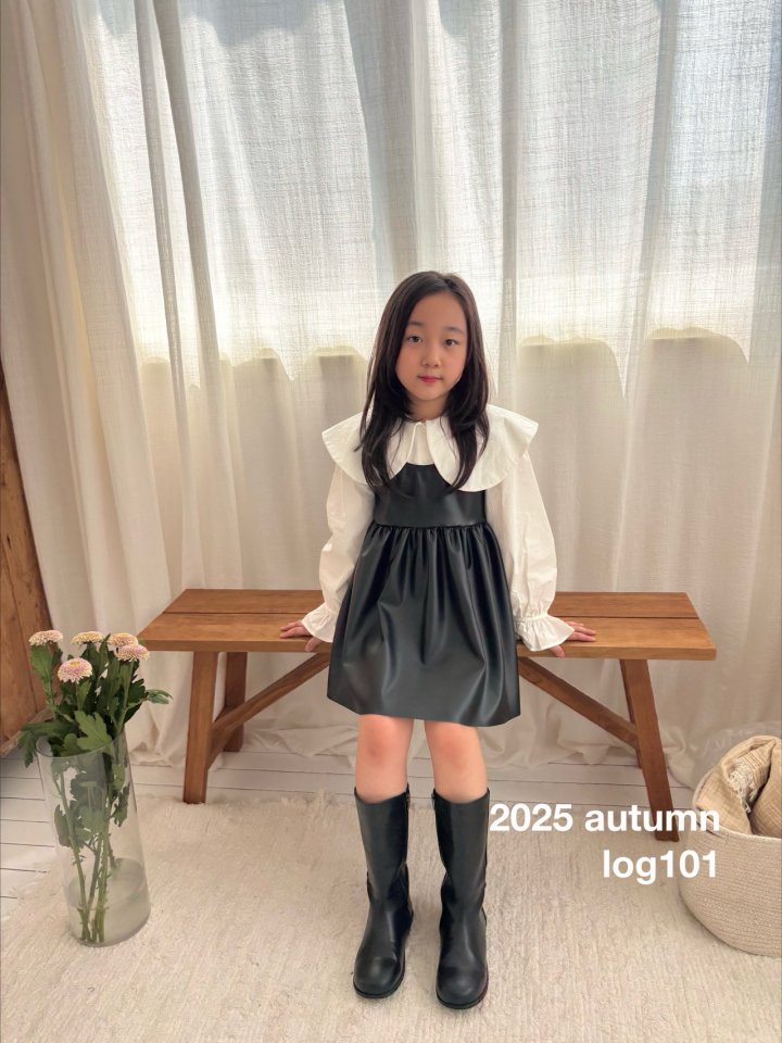 Log101 - Korean Children Fashion - #Kfashion4kids - Big Collar Jennie Blouse - 7
