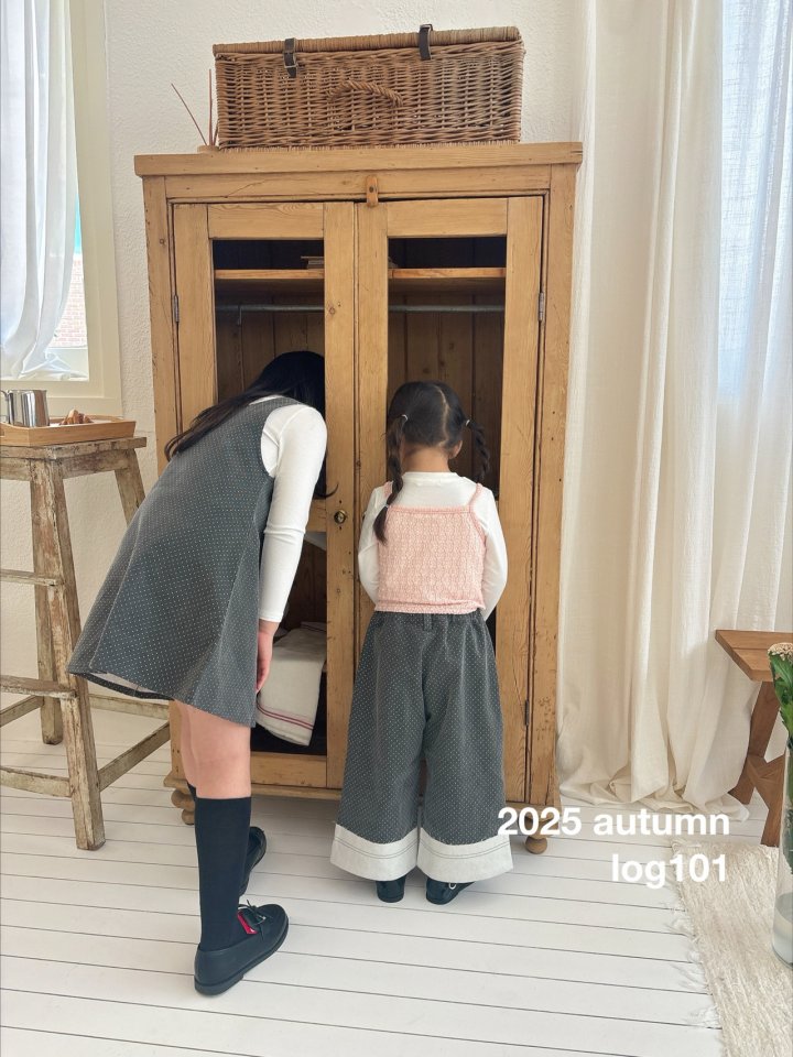 Log101 - Korean Children Fashion - #Kfashion4kids - Tiny Dot One-piece - 5