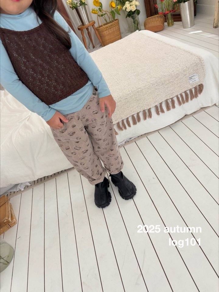 Log101 - Korean Children Fashion - #Kfashion4kids - Meow Bread Pants - 6