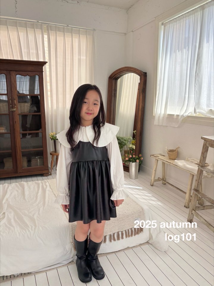 Log101 - Korean Children Fashion - #designkidswear - Big Collar Jennie Blouse