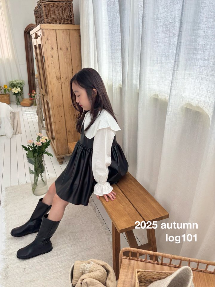 Log101 - Korean Children Fashion - #discoveringself - Big Collar Jennie Blouse - 2