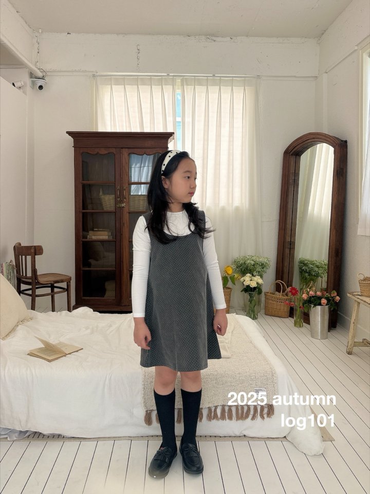 Log101 - Korean Children Fashion - #fashionkids - Tiny Dot One-piece