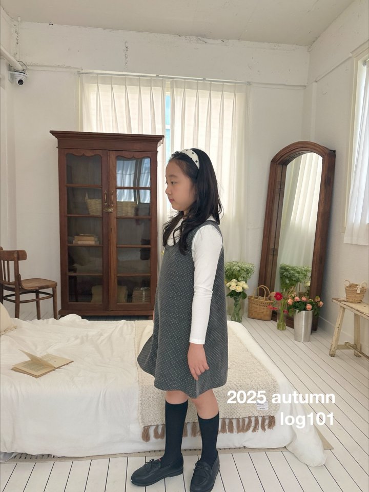 Log101 - Korean Children Fashion - #kidsshorts - Tiny Dot One-piece - 2