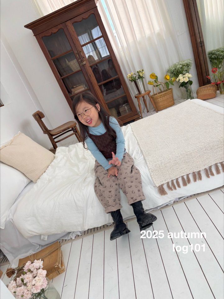 Log101 - Korean Children Fashion - #kidsshorts - Meow Bread Pants - 4