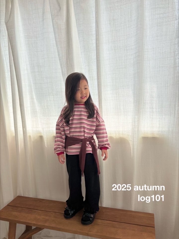 Log101 - Korean Children Fashion - #kidsshorts - Stripe Sweatshirt - 4