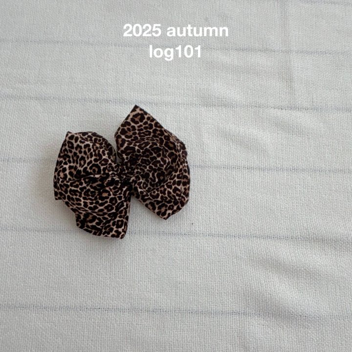 Log101 - Korean Children Fashion - #kidsstore - Leopard Ribbon Clip - 4