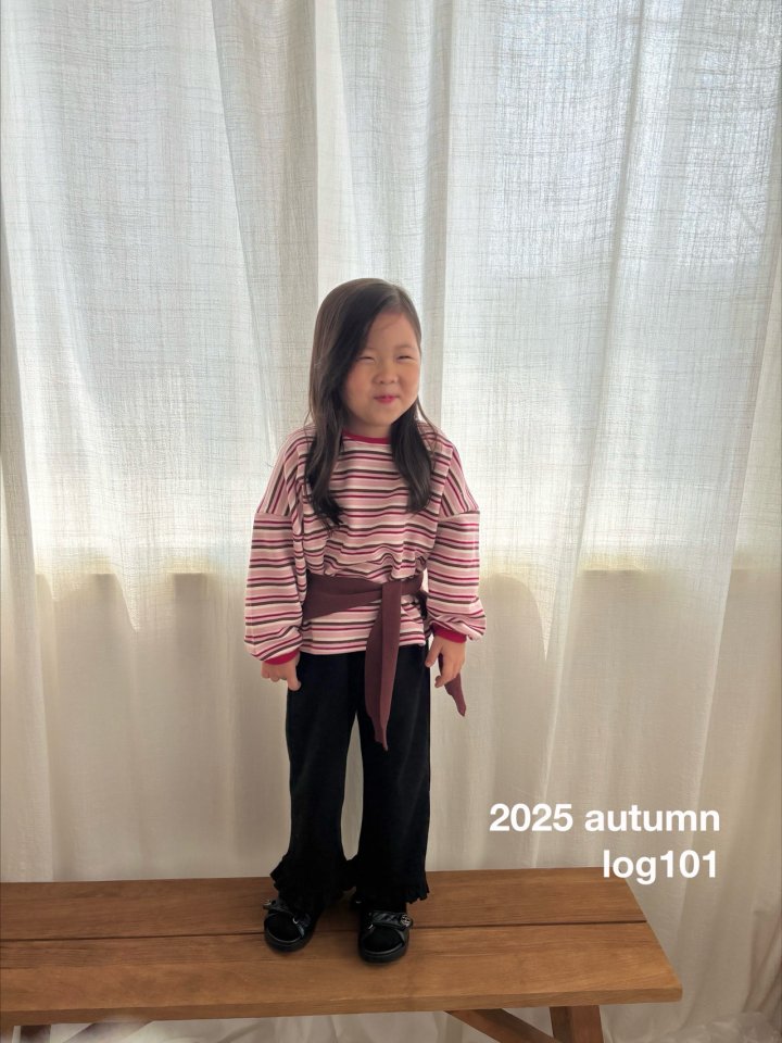 Log101 - Korean Children Fashion - #kidzfashiontrend - Stripe Sweatshirt - 5