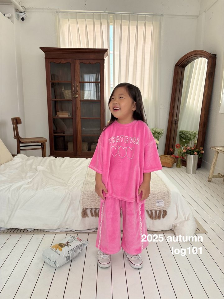 Log101 - Korean Children Fashion - #littlefashionista - Lace Velour Pants - 4