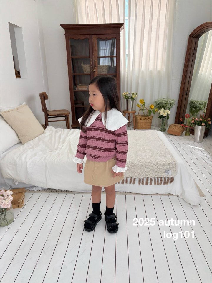 Log101 - Korean Children Fashion - #minifashionista - Big Collar Jennie Blouse - 10