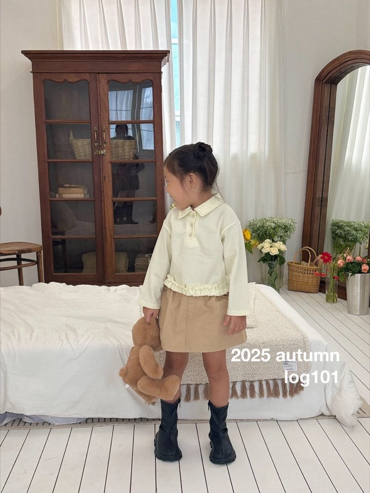 Log101 - Korean Children Fashion - #prettylittlegirls - Twill Skirt
