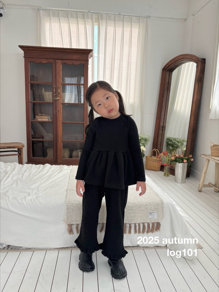 Log101 - Korean Children Fashion - #prettylittlegirls - Daily Frill Tee - 8