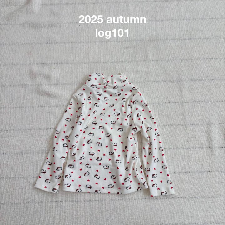 Log101 - Korean Children Fashion - #todddlerfashion - Meow Turtleneck Tee - 5