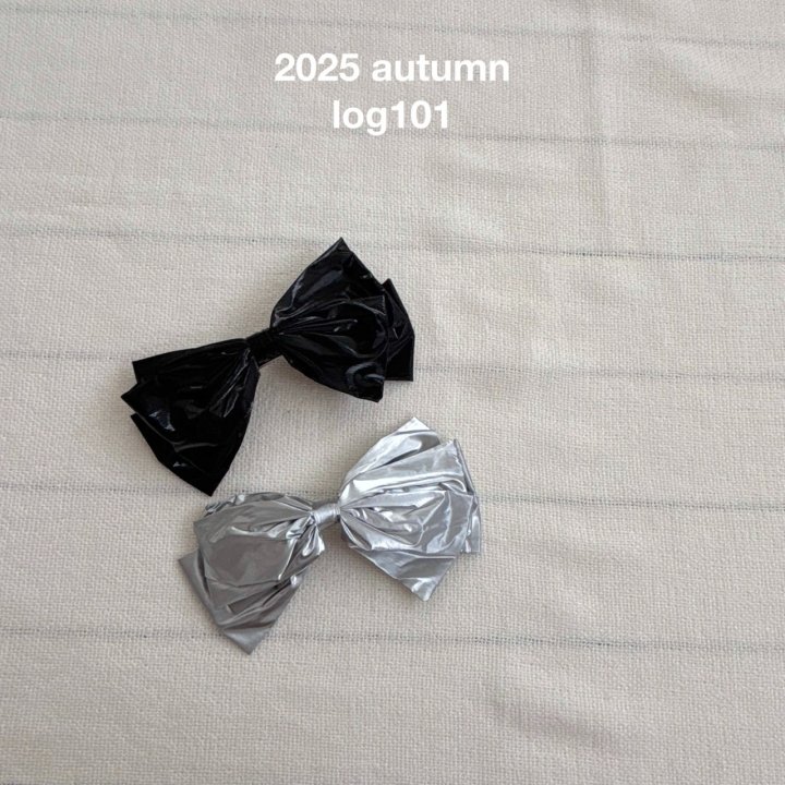 Log101 - Korean Children Fashion - #prettylittlegirls - Matte Ribbon Clip - 4