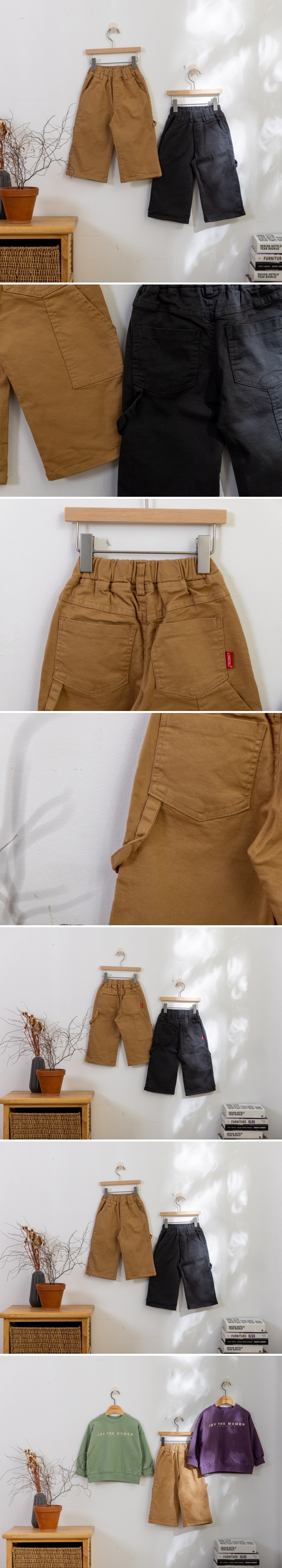 London I - Korean Baby Fashion - #babyoninstagram - Carpenter Cotton Pants