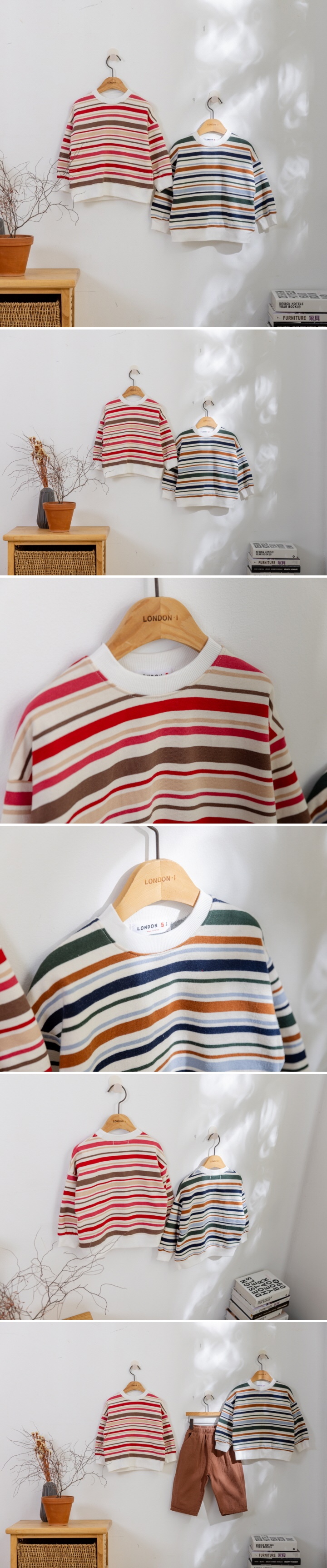 London I - Korean Children Fashion - #Kfashion4kids - Barley Stripe Tee