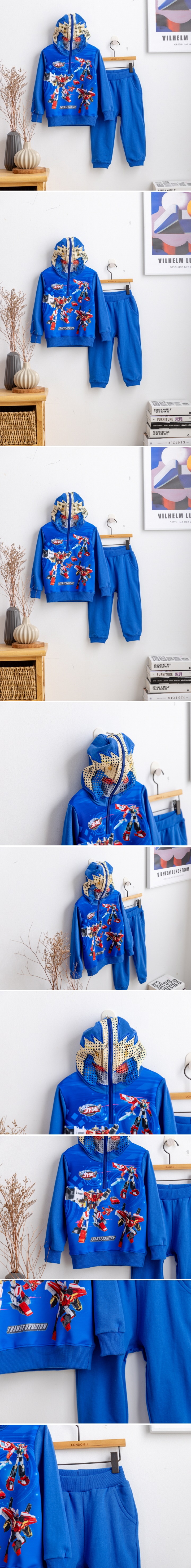 London I - Korean Children Fashion - #designkidswear - Hello Carbot Mask Half-Zip-Up