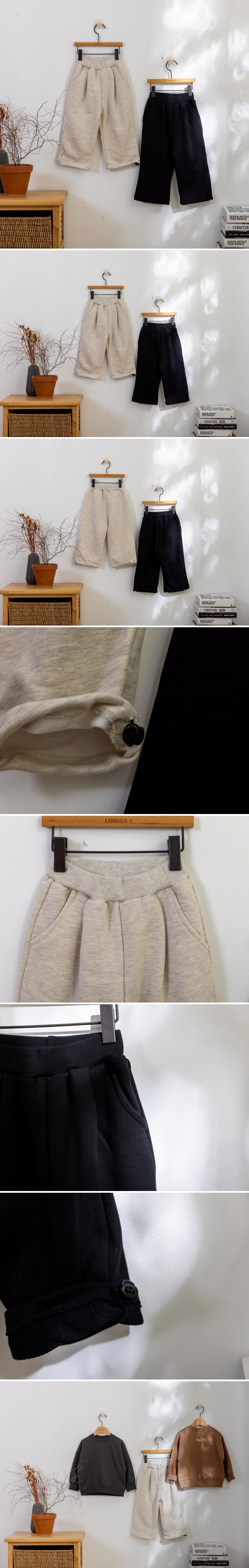 London I - Korean Children Fashion - #kidzfashiontrend - Pleated Tuck Pants