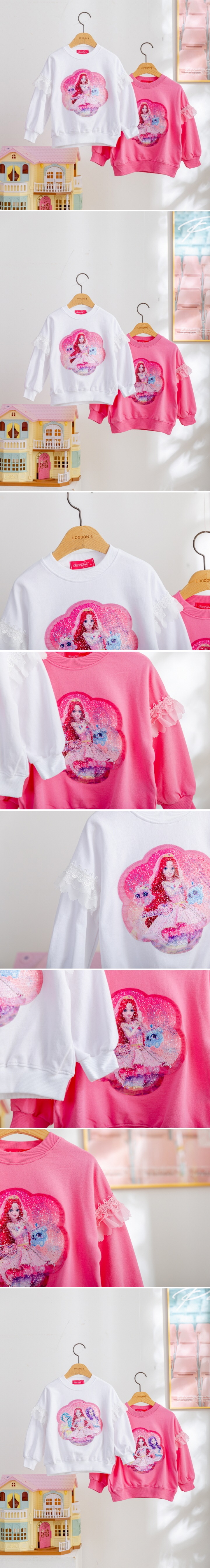 London I - Korean Children Fashion - #toddlerclothing - Secret Jouju Reversible Sequin Tee