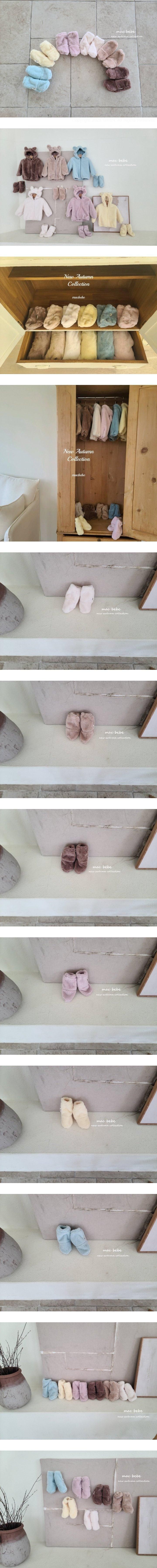 Mac - Korean Baby Fashion - #babyfashion - Bear Foot Warmer