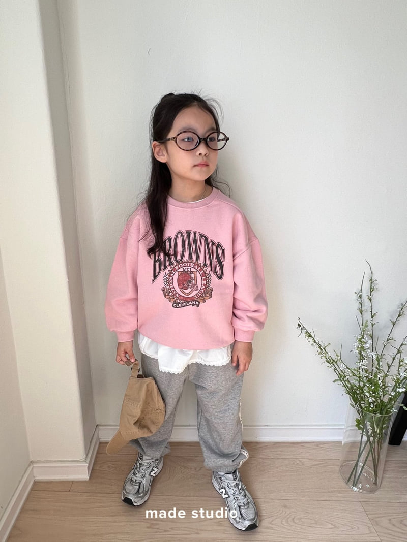 Made Studio - Korean Children Fashion - #childofig - Browns Sweatshirt - 5